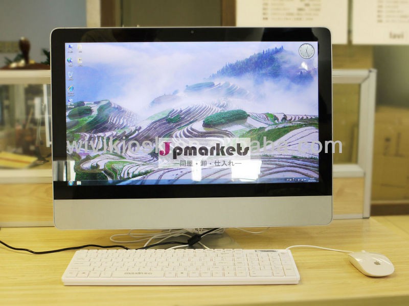 27" 屋内タッチスクリーンwifi/3gすべて一台のpcで広告液晶価格問屋・仕入れ・卸・卸売り
