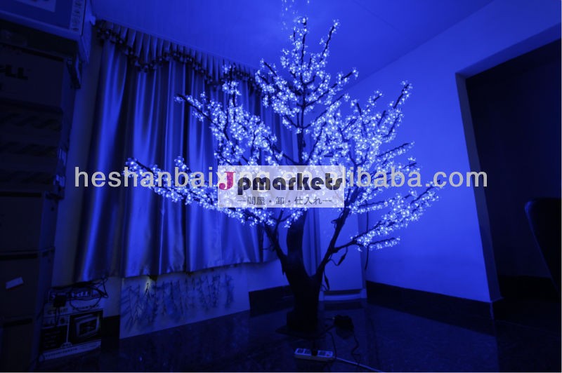 神秘的な青色led桜の木の光のためのホテルの装飾問屋・仕入れ・卸・卸売り