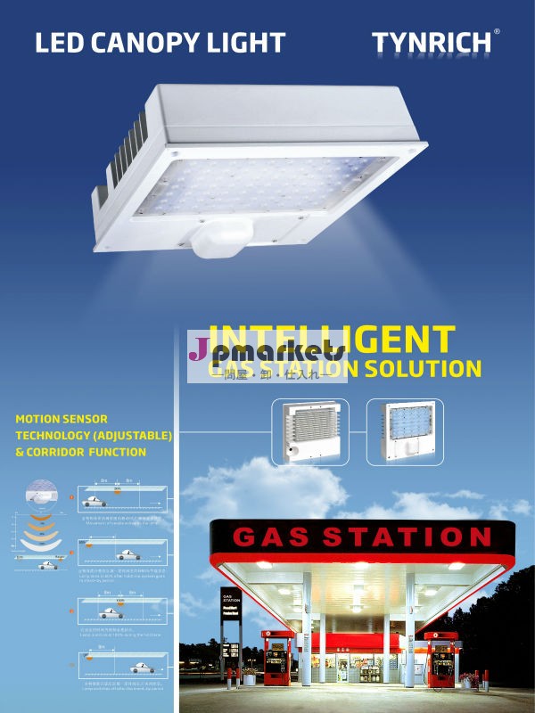 Ledガソリンスタンドキャノピーモーションセンサー付きライト5年保証ce/rohs問屋・仕入れ・卸・卸売り