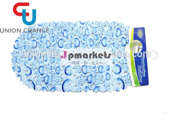 抗- スリップpvc発泡装飾的なプラスチック製のバスマット問屋・仕入れ・卸・卸売り