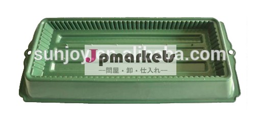 プラスチックサドル花柄お盆/発泡トレイ問屋・仕入れ・卸・卸売り