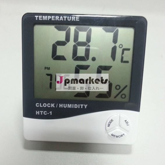 電子デジタルウォールクロック温度計と湿度htc-1問屋・仕入れ・卸・卸売り