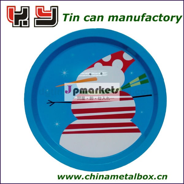 Custom printed metal promotion tray serving tray tin tray問屋・仕入れ・卸・卸売り