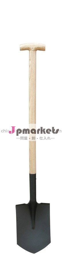 炭素鋼s6205灰木製tハンドル付きショベル問屋・仕入れ・卸・卸売り