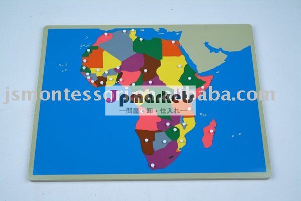 montessoriの新しいアフリカの困惑の地図問屋・仕入れ・卸・卸売り