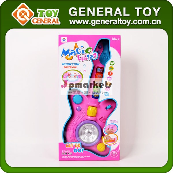 子供ピンクのギター、 プラスチックのおもちゃのギター、 音楽玩具問屋・仕入れ・卸・卸売り