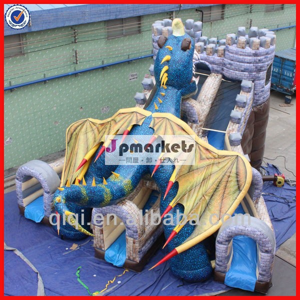 巨大なインフレータブルウォータースライド、 大人用インフレータブルスライドインフレータブル新しい火竜スライド販売のための問屋・仕入れ・卸・卸売り