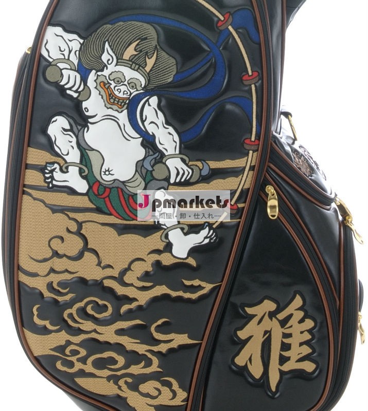 風神雷神山” 日本刺繍” 伝統的な高性能キャディバッグ販売のための問屋・仕入れ・卸・卸売り