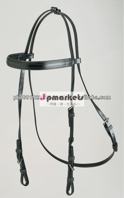 ジェレミー・藩主革ホールター- 真鍮のハードウェア/adjustable- フル/- 新しい馬のサイズ問屋・仕入れ・卸・卸売り