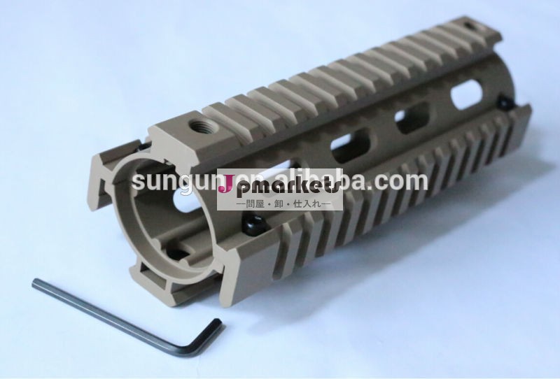 日焼けsungunmts0007-tクワッドレールハンドガード自動車用サイズ7インチar15/m4/m16( arクワッドレールハンドガード)問屋・仕入れ・卸・卸売り