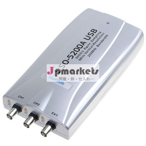 最高品質hantekdso5200apcベースのusbデジタルストレージオシロスコープ2ch250ms/s200mhzの工場出荷時の価格と問屋・仕入れ・卸・卸売り