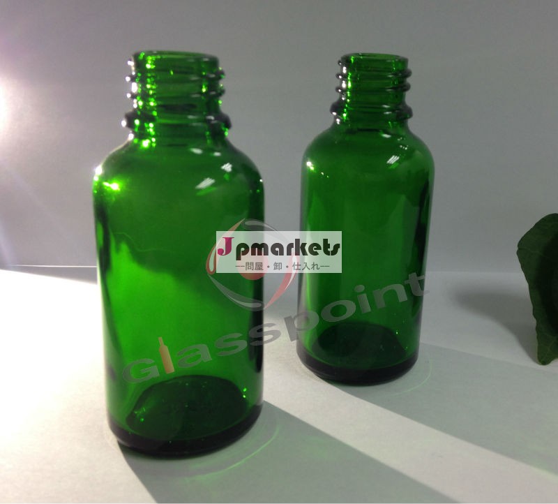100ミリリットルエッセンシャルオイルのボトル、 緑/琥珀/青いガラスの瓶、 ドロッパーボトル問屋・仕入れ・卸・卸売り
