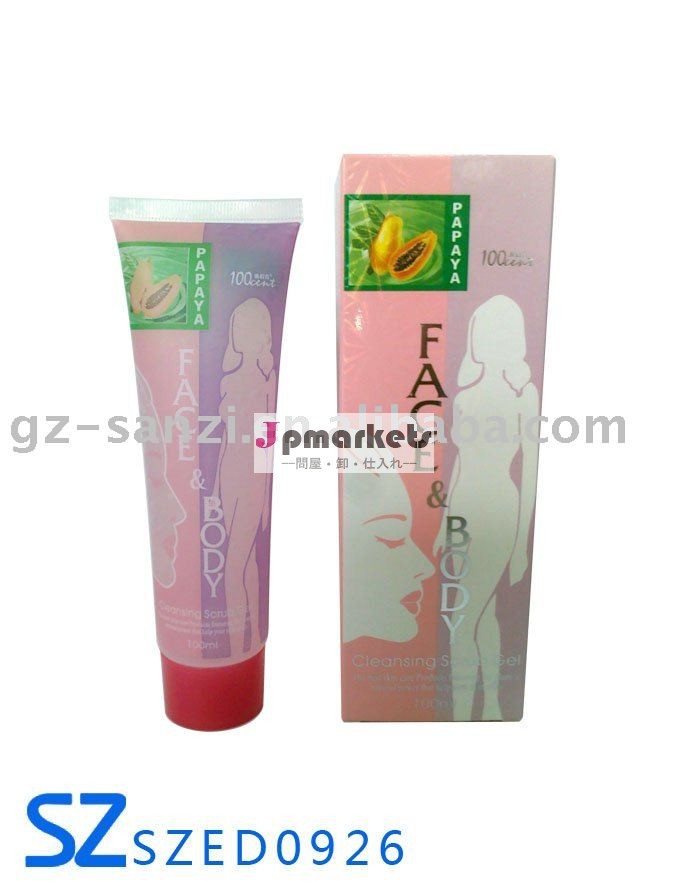 パパイヤの顔と体scrubbignゲル( 100ml)問屋・仕入れ・卸・卸売り