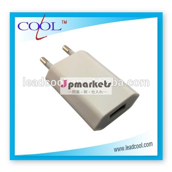 euプラグusb電源アダプタホーム壁の充電器appleのi phoneのためのi pod3g3gs4g4s問屋・仕入れ・卸・卸売り