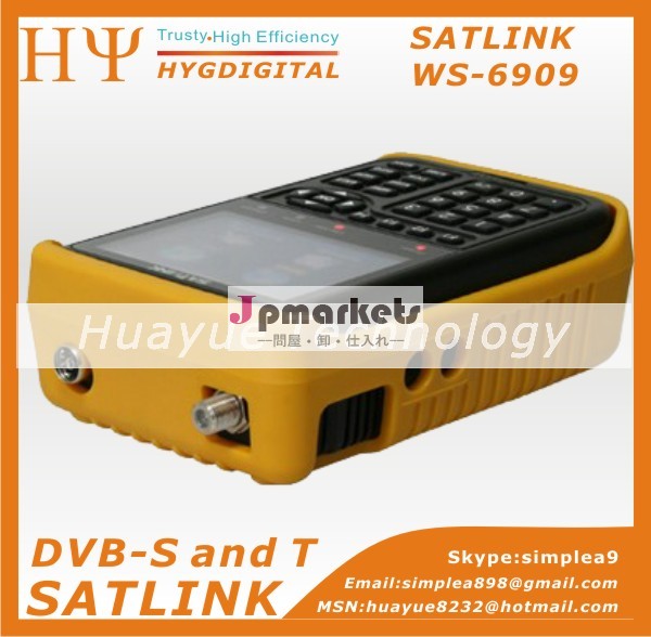Satlink衛星ファインダーメートル熱い販売のws-69093.5インチの液晶ファインダーメートルスペクトラムアナライザ衛星hddvb-s/s26909satfinderws問屋・仕入れ・卸・卸売り