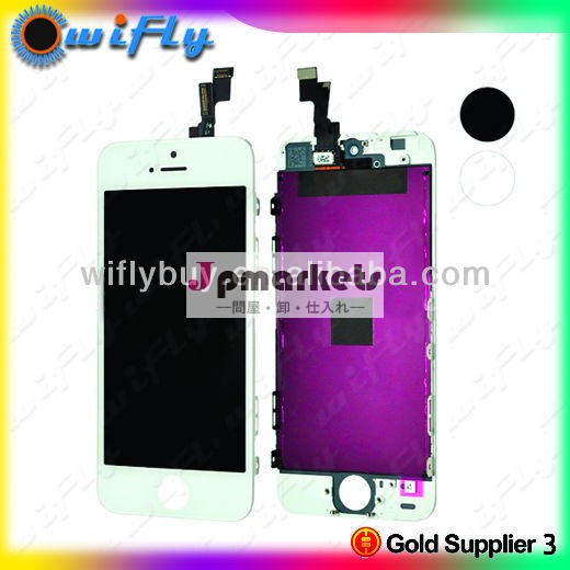 中国工場卸売5slcdiphone用モバイル液晶、 液晶iphoneのための最高品質5s問屋・仕入れ・卸・卸売り