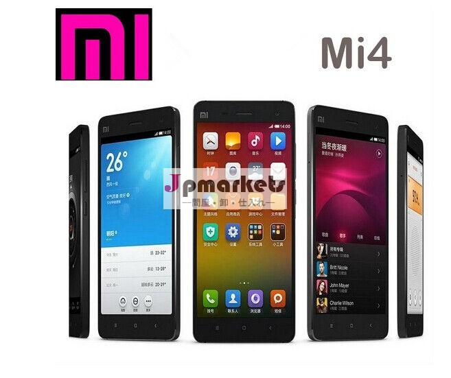 中国で売れ筋2014年xiaomimi4m45'' クアッドコアクアルコムハンドセットラム16gb13mpromカメラの携帯電話問屋・仕入れ・卸・卸売り