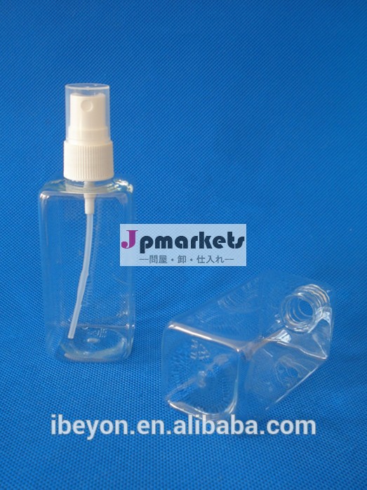 正方形のペットプラスチック4oz香水瓶( zy01- c010)問屋・仕入れ・卸・卸売り
