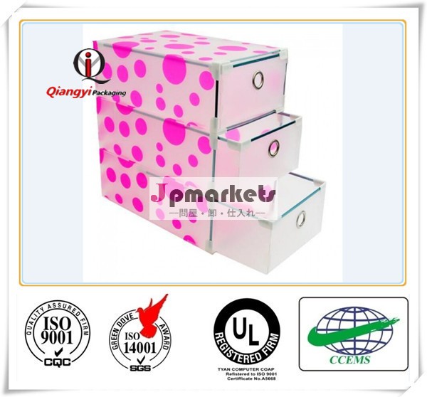 pvc、 ペット、 ppプラスチックの箱のふたが付いている段ボール靴箱の異なるタイプ問屋・仕入れ・卸・卸売り