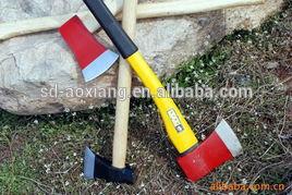 鍛造炭素鋼手の斧/まさかり/キャンプ斧木製ハンドル付き問屋・仕入れ・卸・卸売り