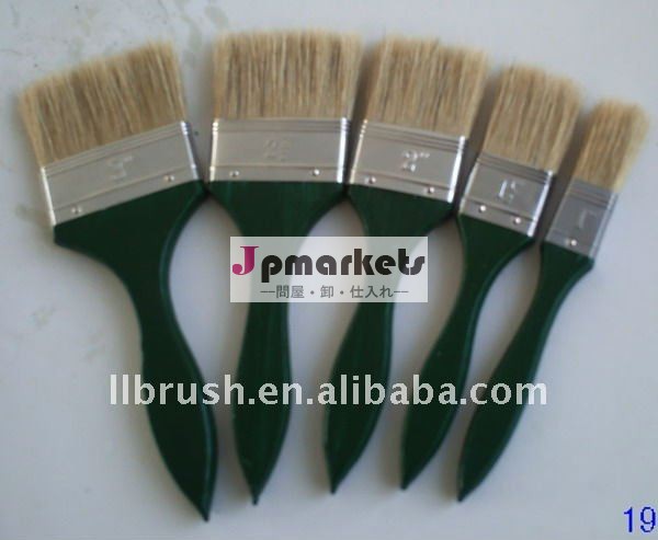 中東熱い販売緑色の木製のハンドル/の自然の毛ペイントブラシ/塗装ブラシ問屋・仕入れ・卸・卸売り