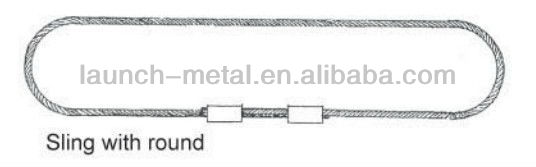 亜鉛めっき鋼線の種類ラウンドロープスリング、問屋・仕入れ・卸・卸売り