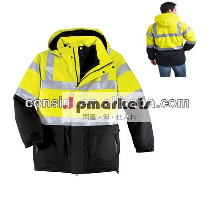 黄色の安全反射ジャケット、 安全パーカー、 スコッチライト3mのジャケットの冬問屋・仕入れ・卸・卸売り