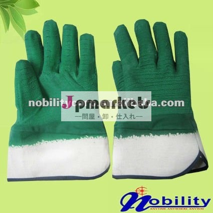 最高の保護緑ラテックスコーティング作業手袋問屋・仕入れ・卸・卸売り