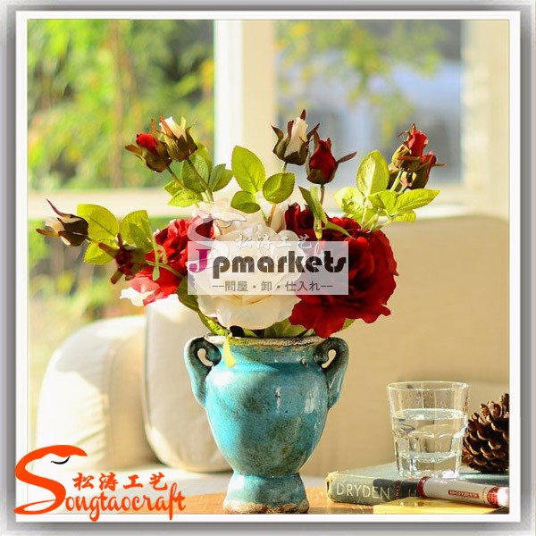 ヨーロッパ- スタイル造花、 造花卸売り高品質のシリコーンの装飾造花問屋・仕入れ・卸・卸売り
