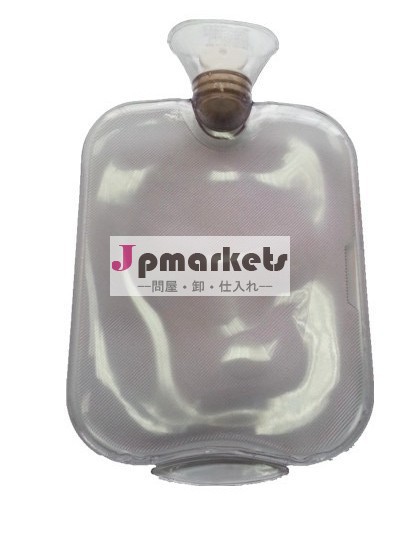 Bs標準のカスタマイズされた1970:2012矩形状の無色透明なお湯でボトルpvc２０００ＭＬ/bag( 31*20cm/0.35kgs)問屋・仕入れ・卸・卸売り