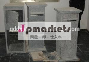 青い石彫刻が施されたデザインのメールボックス問屋・仕入れ・卸・卸売り