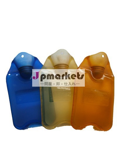 Bs標準1970:2012750ミリリットル矩形状のカスタマイズされたカラフルなpvc透明湯たんぽ/bag( 26*15cm/0.26kgs)問屋・仕入れ・卸・卸売り