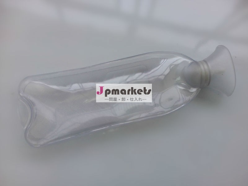 BS 1970:2012 standard promotional customized transparent long strip shaped 1000ML pvc hot water bottle(36*12cm/0.25kgs)問屋・仕入れ・卸・卸売り