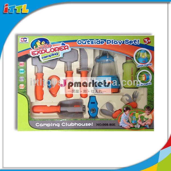 人気の家庭がツールを演奏のためのおもちゃ子供のキャンプのツールおもちゃ非- 毒性ツールセットおもちゃ問屋・仕入れ・卸・卸売り