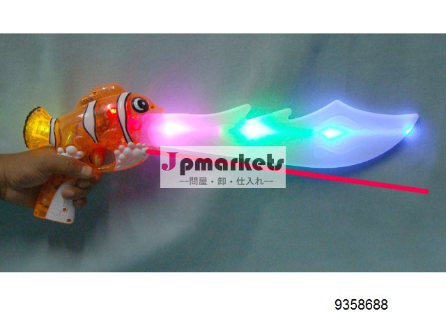 新製品2014年赤外線音声の魚ナイフ5灯と面白いおもちゃ問屋・仕入れ・卸・卸売り