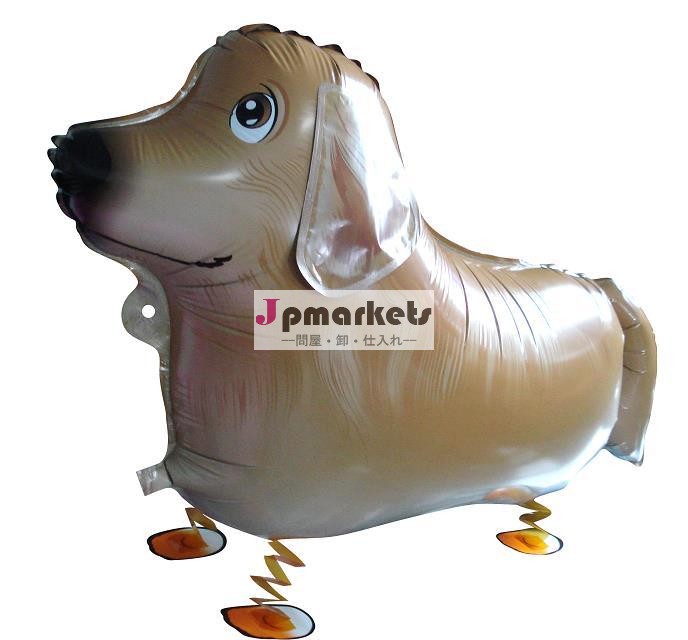 シャギー犬のペット風船を歩くホットホイルバルーンのパーティーの装飾のための問屋・仕入れ・卸・卸売り