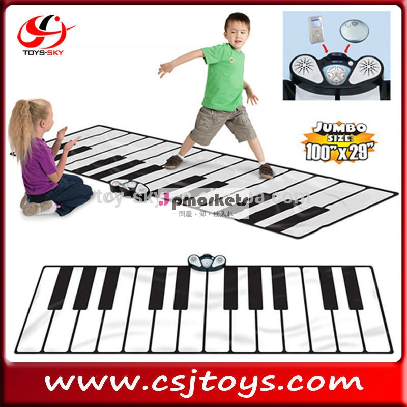 音楽のピアノのマットスーパーキッズダンスを巨大な電子キーボードプレイマット問屋・仕入れ・卸・卸売り