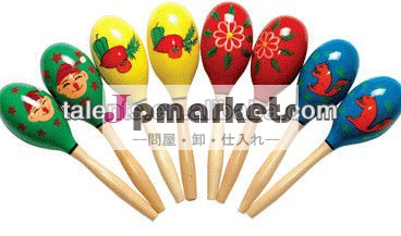 かわいい木製マラカス問屋・仕入れ・卸・卸売り