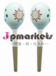 彫りの花の木製マラカス問屋・仕入れ・卸・卸売り