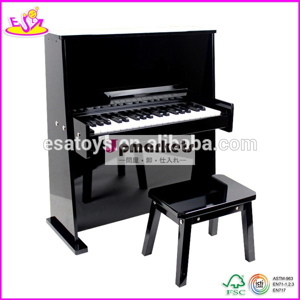 新しい木製2014年ブラックピアノ、 人気の子供のピアノを弾き、 熱い販売の木製黒ブラックピアノ工場w07c017最も安い価格で問屋・仕入れ・卸・卸売り