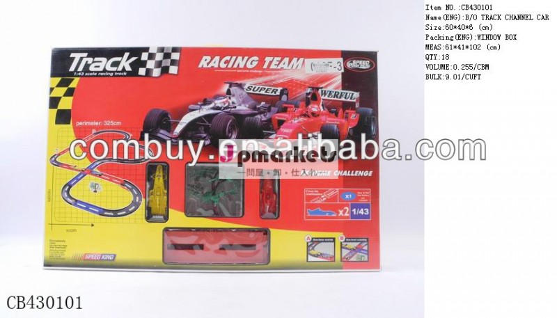 プラスチックのおもちゃのf1レーシングカーのトラック軌道レール昇進のおもちゃ車のおもちゃ問屋・仕入れ・卸・卸売り