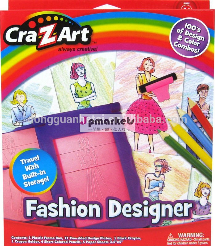 熱い販売のファッションcrazart玩具プレイセット女の子用おもちゃデザイナーdiy( 12420)問屋・仕入れ・卸・卸売り