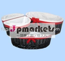 S/3柳のギフトのバスケットを赤いスカート問屋・仕入れ・卸・卸売り