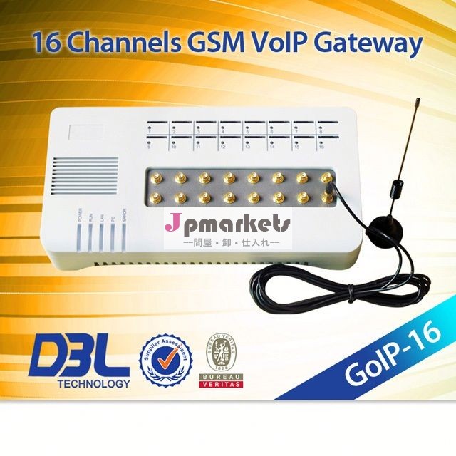 16- チャネルのvoipのgsmgatway、 smsを送受信、 ussdコマンドgoip16問屋・仕入れ・卸・卸売り