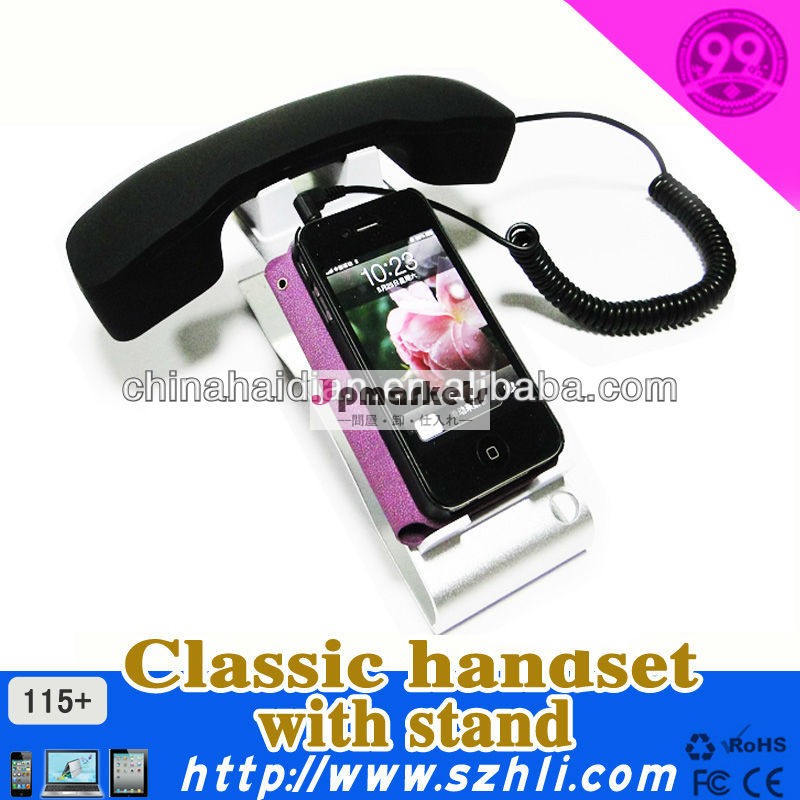 レトロポップ2014年売れ筋携帯電話ゴム塗料が付いているheanset/noice削減/phoneheanset、 ステント問屋・仕入れ・卸・卸売り
