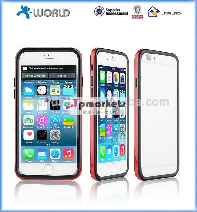 8色chioceのための新しい中国製pc2tpu+1バンパーケースでは、 iphone用6問屋・仕入れ・卸・卸売り
