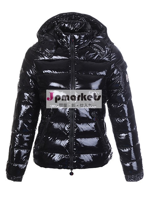 2014年新しいスタイルの冬のコート、 黒女性用コートダウン問屋・仕入れ・卸・卸売り