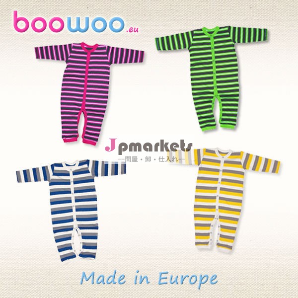 のパジャマ子供ロンパーカバーオール- 100%オーガニックコットンの服で行われた- eu問屋・仕入れ・卸・卸売り