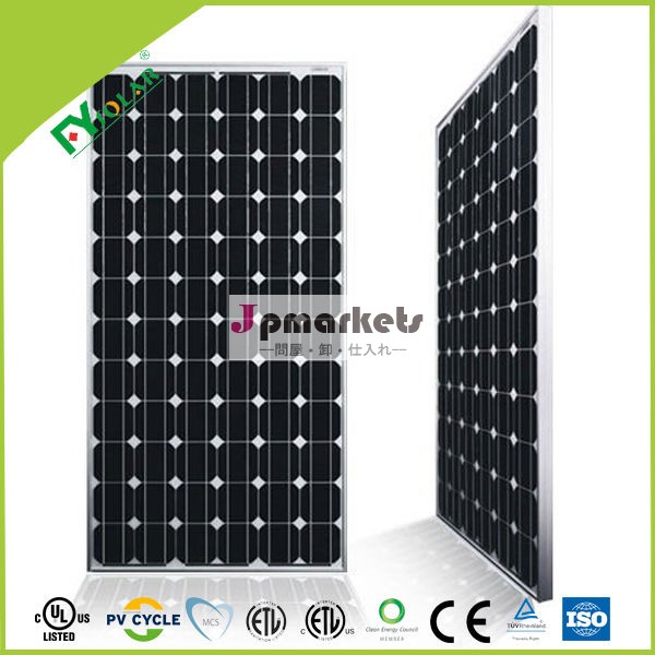 太陽電池パネル200wモノソーラーパネルcec、 iec、 tuv、 iso、 ce問屋・仕入れ・卸・卸売り