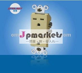一般目的250V壁の装飾的な複式アパートの容器の壁のソケット問屋・仕入れ・卸・卸売り
